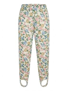 Vintage NWT Floral Stir Up Pants Pink Blue Green 80s 90s Y2K Medium